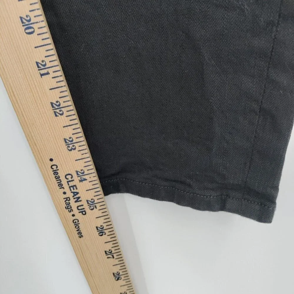 Kate Spade Broome Street Mid-Rise Crop Skinny Jeans Stretch 29 Women Black
